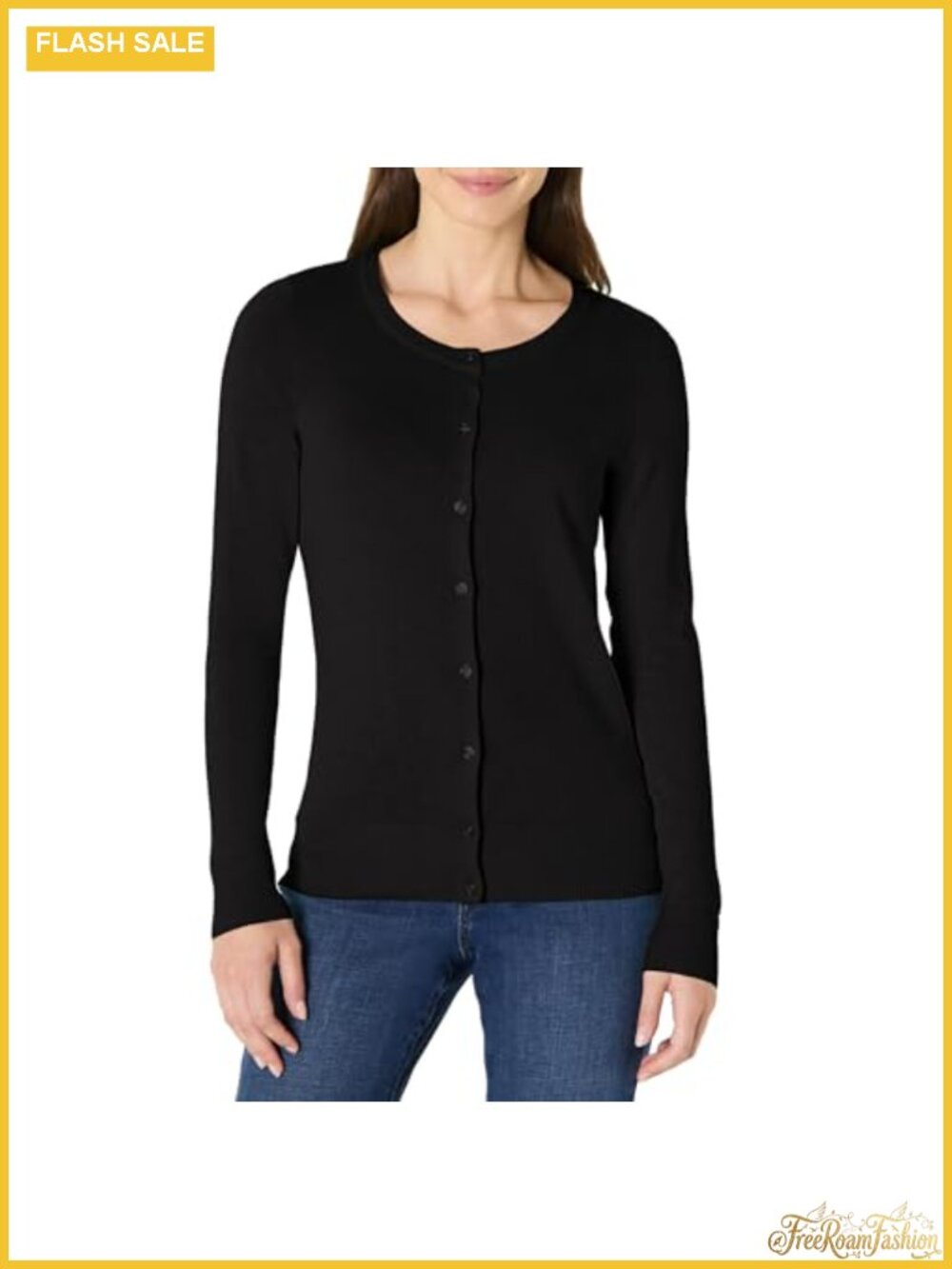 Women's Lightweight Cotton Blend Button Front Cardigan Sweater